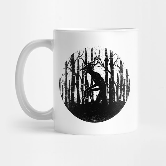 Wendigo Silhouette by Tesszero